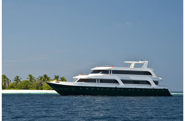 Luksus liveaboard på Maldiverne