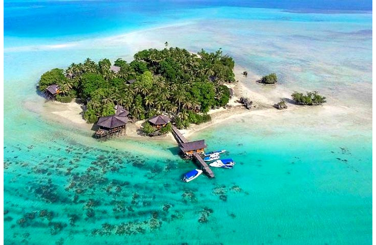 Borneo Nabucco Island luftfoto