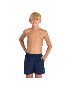 Arena Beach Boxer Solid Badeshorts til Drenge - M&oslash;rkebl&aring;