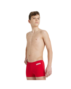 Arena Team Swim Short Solid Badebukser til Drenge - R&oslash;d