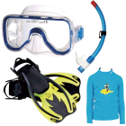 Snorkelsæt til Børn inkl. Rashguard - 5-12 år