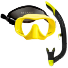 Dykkermaske- og Snorkelsæt - Oceanic Gul - Bestseller 