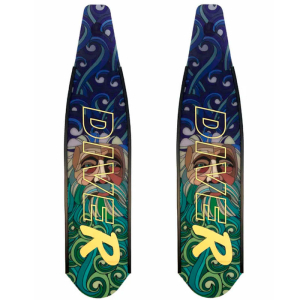 DiveR Carbon Finner - Blue Neptune