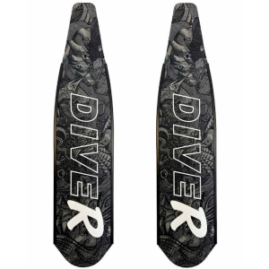 DiveR Carbon Finner - Reel Life B&W