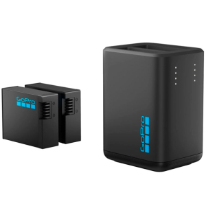 GoPro Dual Battery Charger + 2 Enduro Batterier