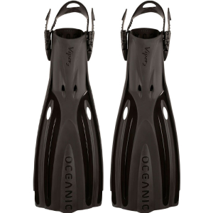 Oceanic Viper 2 Hælremsfinner - Sort