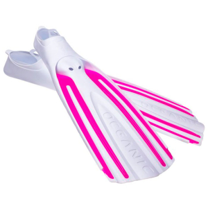 Oceanic Viper 2 Svømmefødder - Hvid/Pink