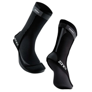 ZONE3 Neoprensokker - Sort/Sølv