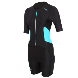 ZONE3 Activate Short Sleeve Full Zip Trisuit - Kvinder